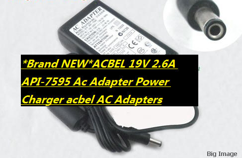 *Brand NEW*ACBEL 19V 2.6A API-7595 Ac Adapter Power Charger acbel AC Adapters